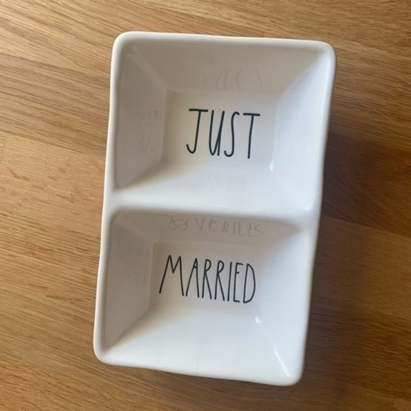 Rae Dunn Just Married Wedding Bridal Collection Tray - Picture 6 of 7
